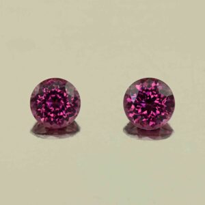 PurpleGarnet round pair 5.2mm 1.47cts N pl981 SOLD