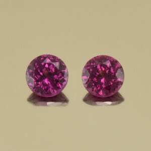 PurpleGarnet round pair 5.5mm 1.57cts N pl644 SOLD