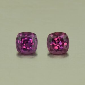 PurpleGarnet sq cush pair 4.5mm 0.97cts N pl595 SOLD