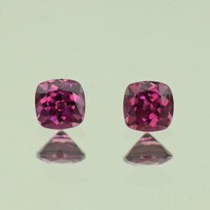 PurpleGarnet sq cush pair 4.5mm 1.10cts N pl938