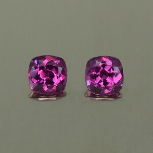PurpleGarnet sq cush pair 5.1mm 1.45cts N pl657 SOLD