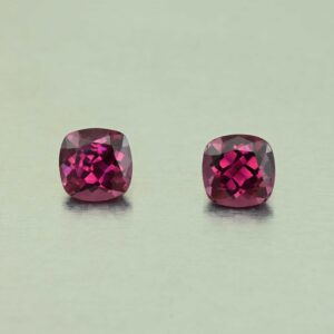 PurpleGarnet sq cush pair 5.5mm 1.91cts N pl939 SOLD