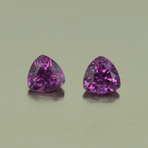 PurpleGarnet trill pair 4.0mm 0.64cts N pl469 SOLD