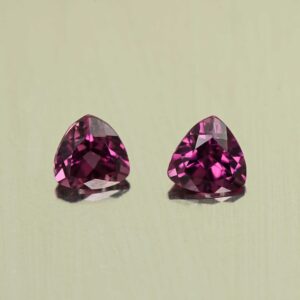PurpleGarnet trill pair 5.4mm 1.47cts N pl1009