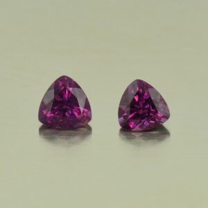 PurpleGarnet trill pair 5.5mm 1.53cts N pl485 SOLD