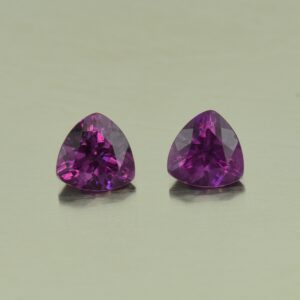 PurpleGarnet trill pair 5.6mm 1.53cts N pl656 SOLD
