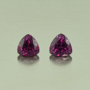 PurpleGarnet trill pair 5.6mm 1.70cts N pl486 SOLD