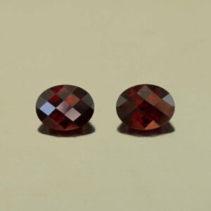 RedGarnet ch oval pair 9.1x7.1mm 4.36cts N rg548