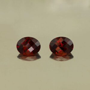 RedGarnet ch oval pair 9.1x7.1mm 4.42cts N rg549