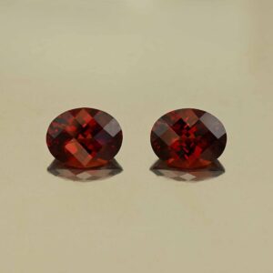 RedGarnet ch oval pair 9.1x7.1mm 4.42cts N rg552