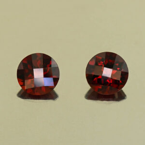 RedGarnet ch round pair 6.0mm 2.00cts N rg644
