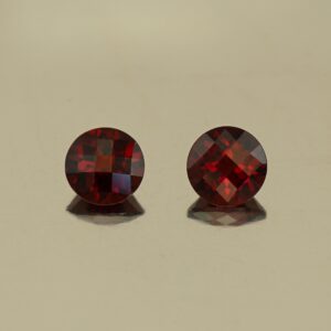 RedGarnet ch round pair 6.0mm 2.08cts N rg441