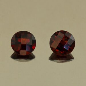 RedGarnet ch round pair 6.0mm 2.14cts N rg645