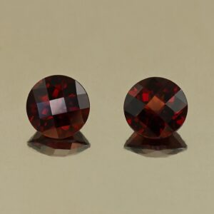 RedGarnet ch round pair 6.0mm 2.15cts N rg646