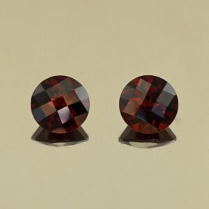RedGarnet ch round pair 9.1mm 6.89cts N rg678