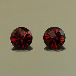 RedGarnet ch round pair 9.2mm 6.01cts N rg679