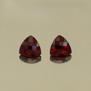 RedGarnet ch trill pair 6.5mm 2.54cts N rg444