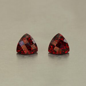 RedGarnet ch trill pair 7.0mm 2.67cts N rg574 SOLD