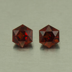 RedGarnet hex pair 4.5mm 1.10cts N rg273 SOLD