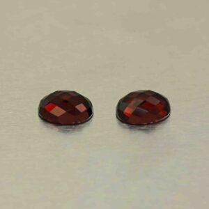 RedGarnet oval rose cut pair 7.0x5.0mm 2.17cts N rg580 a