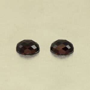 RedGarnet oval rose cut pair 7.1x5.0mm 2.39cts N rg582 a