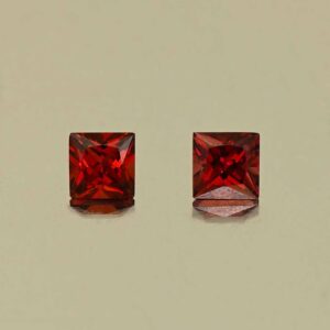 RedGarnet princess pair 3.0mm 0.39cts N rg506