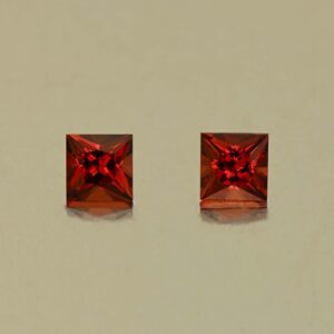 RedGarnet princess pair 3.0mm 0.42cts N rg507