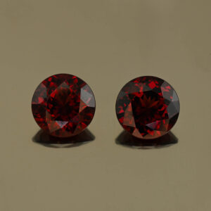 RedGarnet round pair 11.0mm 10.75cts N rg183