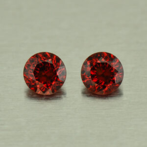 RedGarnet round pair 5.0m 1.13cts N rg297
