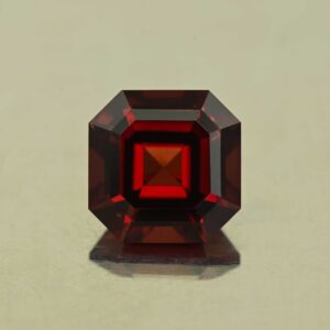 RedGarnet sq eme cut 8.5mm 3.58cts N rg632 SOLD