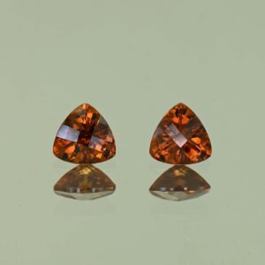 RedOrangeZircon ch trill pair 5.5mm 1.73cts N zn4160