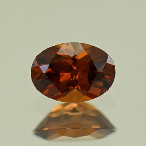 RedOrangeZircon oval 7.0x5.0mm 1.03cts N zn7854