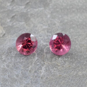 RedSpinel round pair 5.0mm 1.21cts N sp203 b SOLD