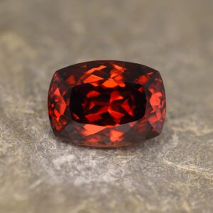 RedZircon cushion 17.0x12.6x10.5d 25.23cts a zn112 SOLD