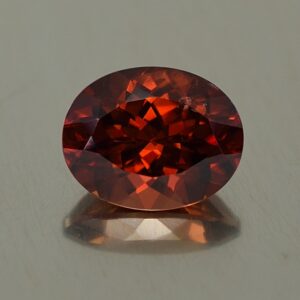 RedZircon oval 10.1x8.1mm 4.02cts H zn2012