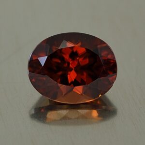RedZircon oval 9.5x7.5mm 3.51cts N zn3540