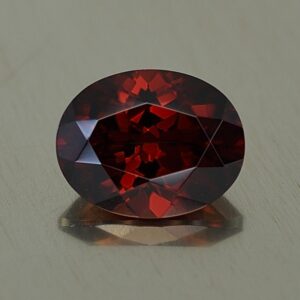 RedZircon oval 9.6x7.6mm 3.32cts N zn3538 SOLD