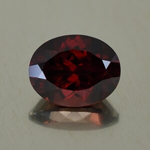 RedZircon oval 9.6x7.6mm 3.51cts N zn3539