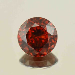 RedZircon round 11.0mm 7.02cts N zn6618