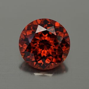 RedZircon round 12.0mm 8.58cts N zn503
