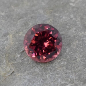 RedZircon round 7.5mm 2.49cts H zn1969 crop SOLD
