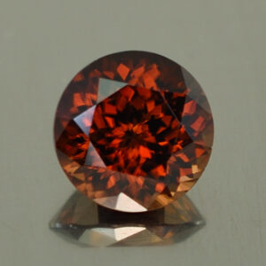 RedZircon round 8.0mm 2.98cts N zn4493