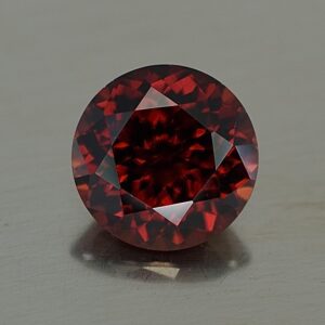 RedZircon round 9.5mm 4.63cts zn834 SOLD