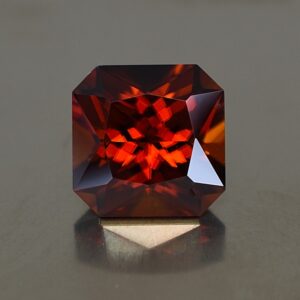 RedZircon sq rad 10.5mm 8.46cts zn381 SOLD
