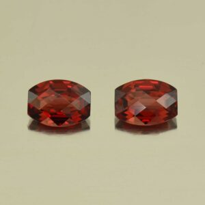 Rhodolite ch bar pair 8.0x6.0mm 3.21cts N rh489
