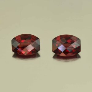 Rhodolite ch bar pair 9.1x7.0mm 4.98cts N rh491