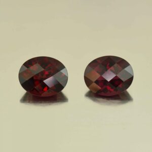 Rhodolite ch oval pair 11.1x9.0mm 9.07cts N rh497 scaled 1