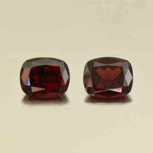Rhodolite cush pair 12.9x10.7 12.9x10.4mm 14.98cts N rh502 scaled 1