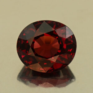 Rhodolite oval 11.0x9.6x6.8mm 6.06cts N rh777