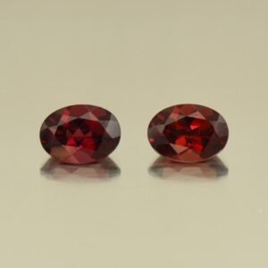 Rhodolite oval pair 7.5x5.5mm 2.47cts N rh303 SOLD